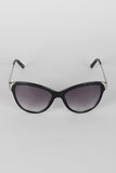 Curved Wing Silhouette Sunglasses