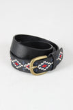 Aztec Embroidered Belt