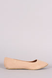 Liliana Suede Almond Toe Ballet Flat