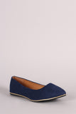 Liliana Suede Almond Toe Ballet Flat