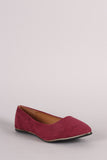 Liliana Suede Almond Toe Ballet Flat