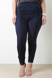 Ruched Detail High Waist Leggings