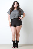 Shimmer High Waisted Spandex Shorts