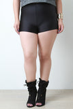 Shimmer High Waisted Spandex Shorts