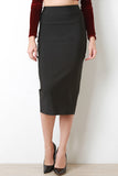 Bandage Knit Midi Skirt