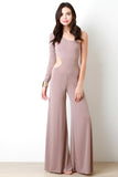 Asymmetrical Flare Leg Jumpsuit