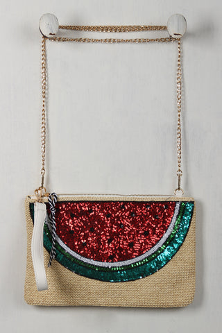 Watermelon Crossbody Clutch