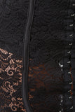 Sheer Lace High Waist Corset Style Skirt