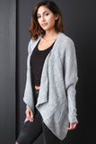 Waterfall Knit Cardigan Sweater