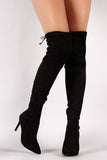 Wild Diva Lounge Suede Over-The-Knee Stiletto Boots