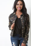 Camouflage Button Up Jacket