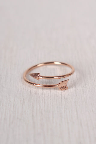 Stay True Arrow Ring