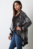 Geo Tribal Waterfall Cardigan