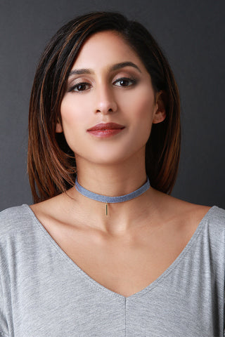 Charmed Denim Choker