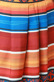 Southwestern Stripe Pleated Skirt