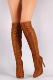 Liliana Slouchy Knee High Platform Stiletto Boots