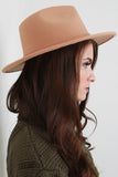 Wide Brim Wool Fedora Hat