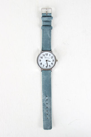 Keeping It Casual Denim Watch