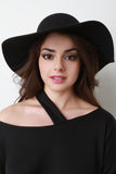 Pom Pom Wool Floppy Hat