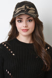 Camoflage Print Baseball Hat