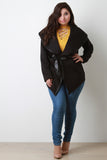 Plus Size Quilted Wrap Jacket