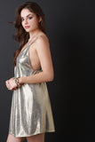 Gold Member Mini Shift Dress