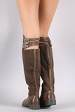 Liliana Buckle Straps Knee High Riding Boots