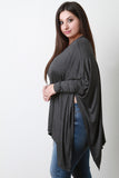 Shark Bite Dolman Sleeve Top