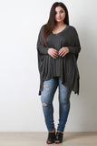 Shark Bite Dolman Sleeve Top